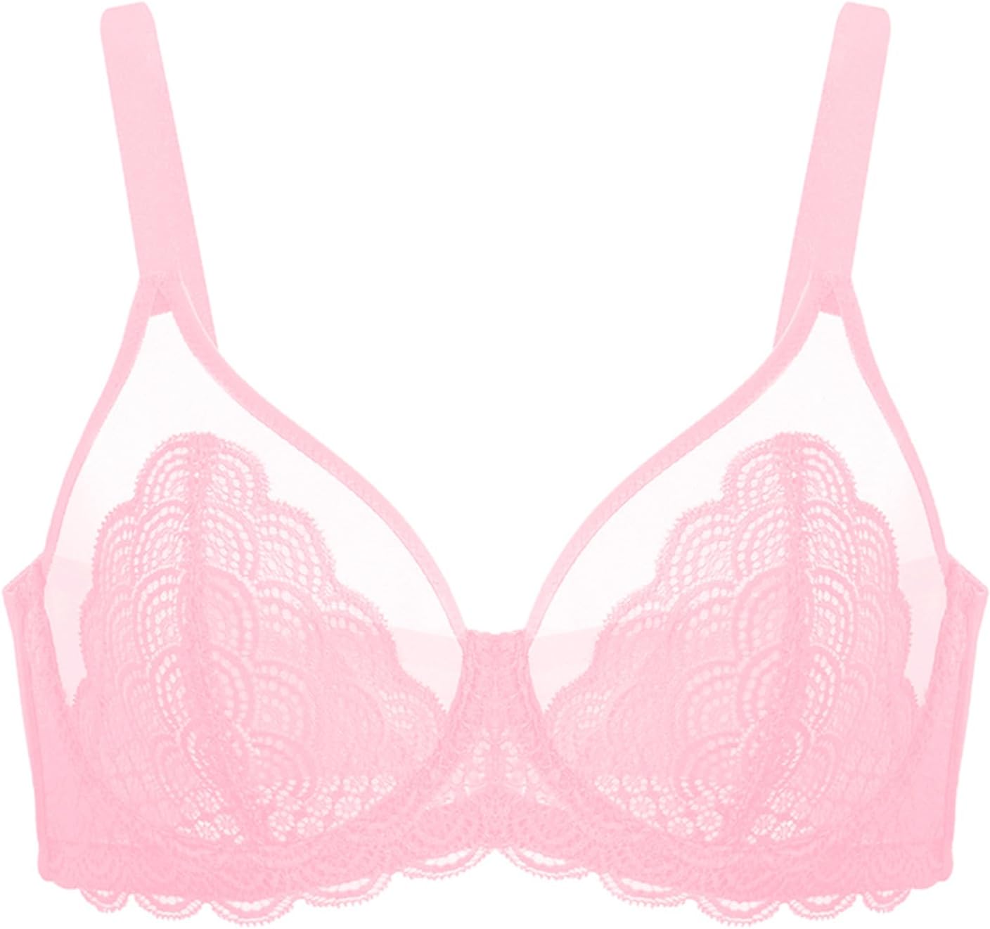 Thumbnail 5 de HSIA Mermaid Scales Minimizer Bra for Large Bust – Full Coverage Lace Plus Size