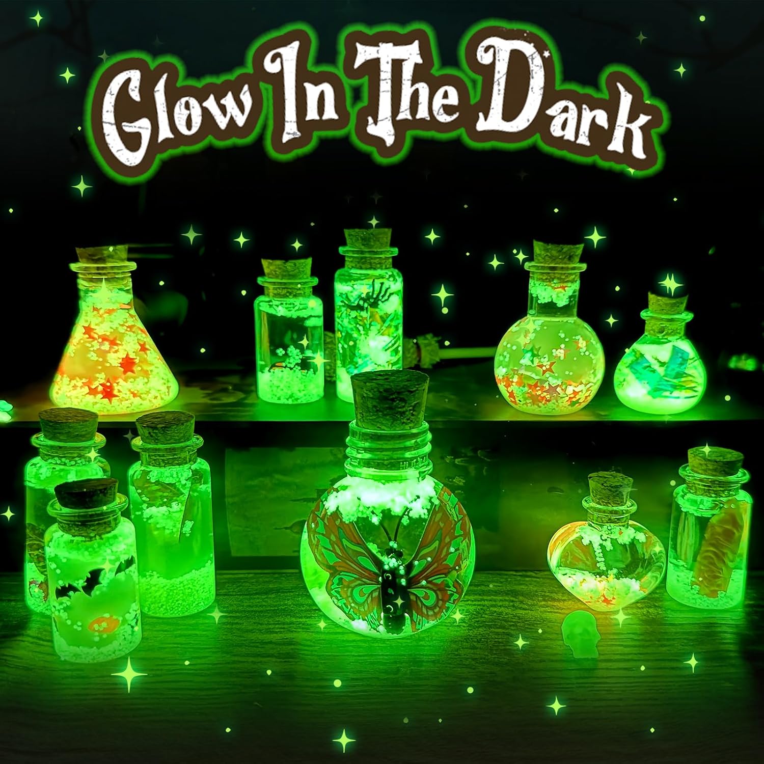 Thumbnail 1 de LDomet Magic Potions Craft Kit for Kids – Glow Witch Potion Bottles & Fairy Magic