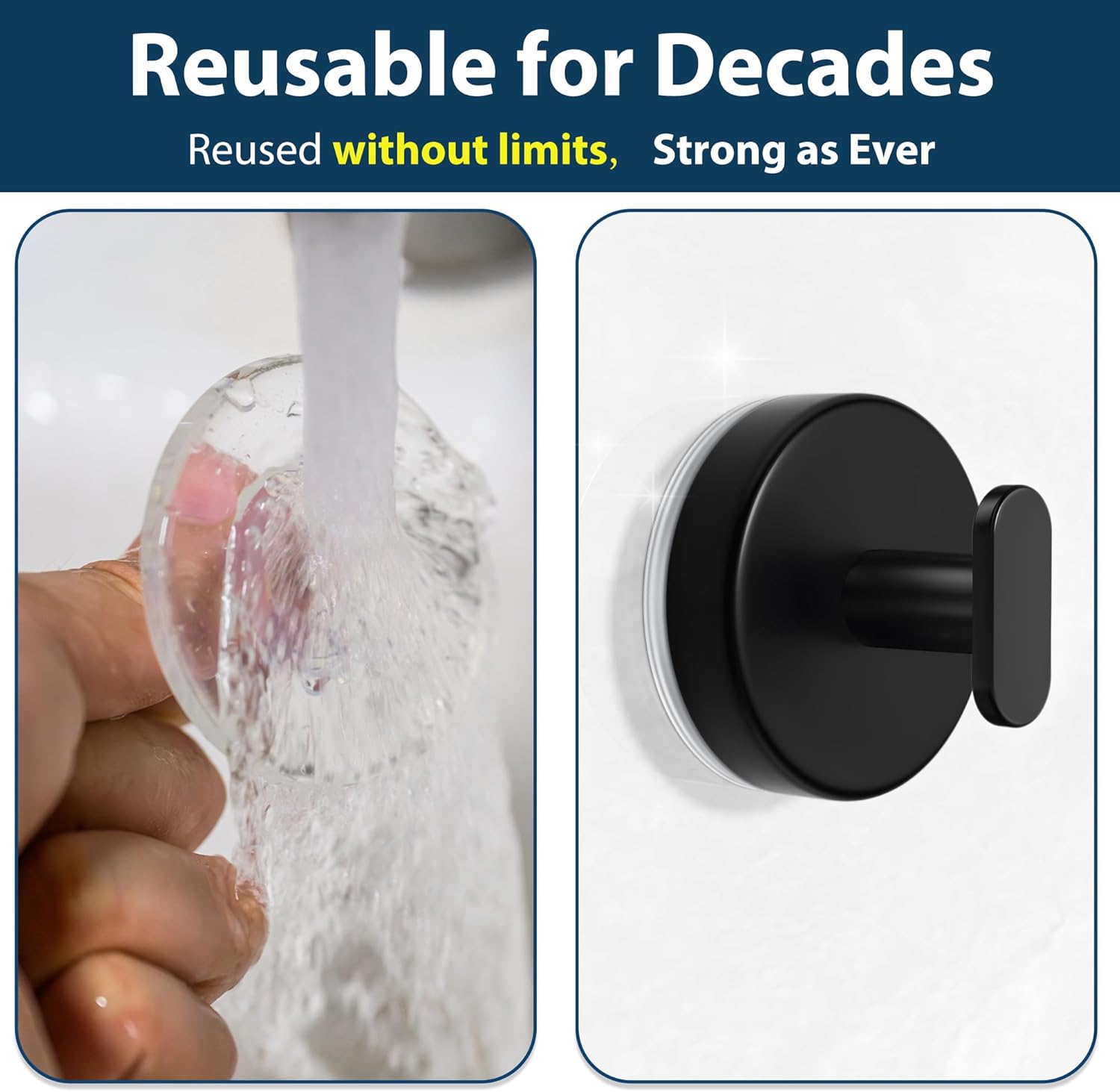 Thumbnail 3 de pickpiff Suction Cup Hooks 15LB 4-Pack