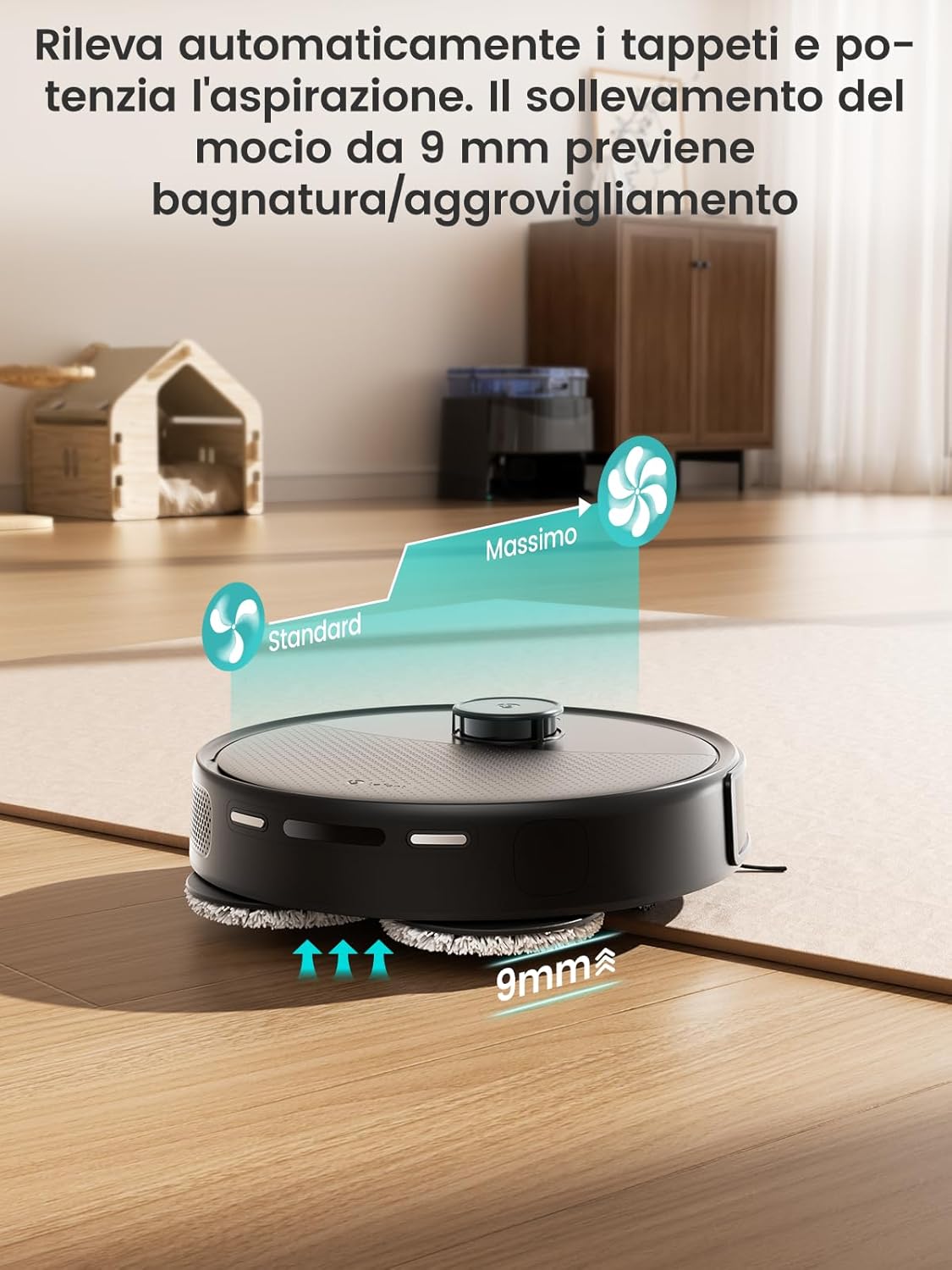 Thumbnail 6 de Lefant M3 Ultra robot aspirapolvere e lavapavimenti con LiDAR dToF, ostacoli PSD e stazione all-in-one