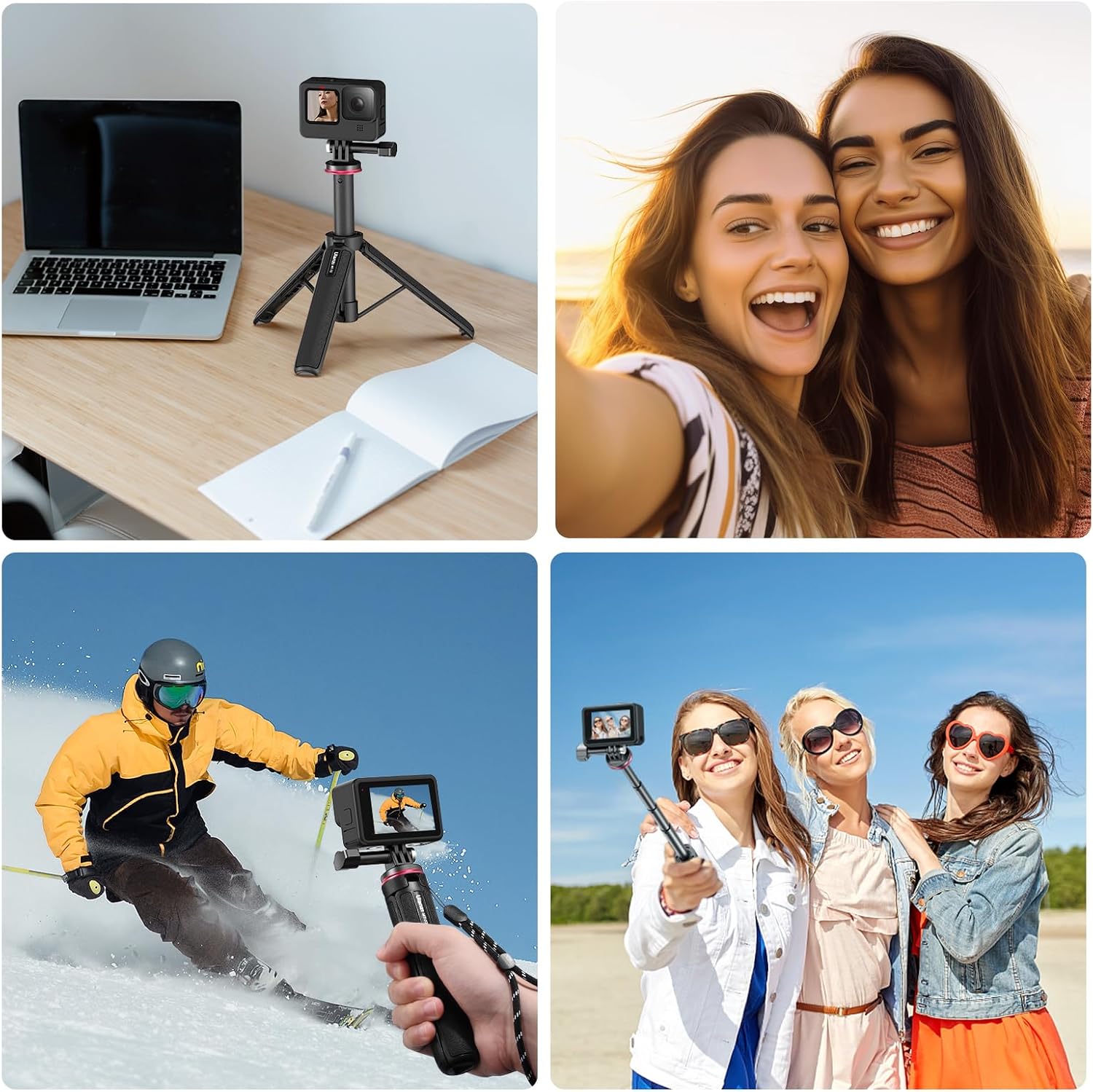 Thumbnail 6 de ULANZI MT-72 : mini trépied 51 cm pour action cam, trépied de table et selfie stick