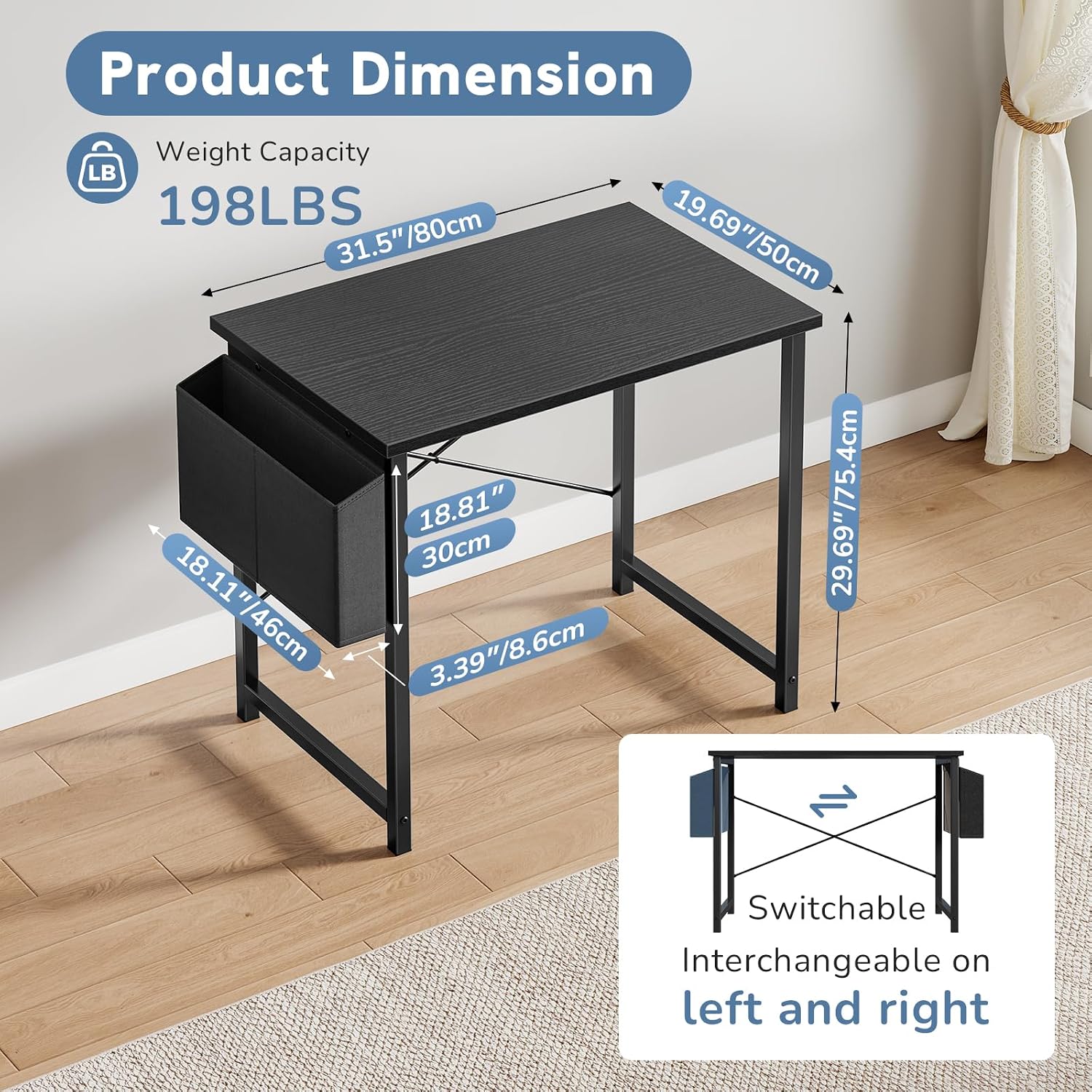 Detalle de DUMOS Computer Desk 31.5-inch