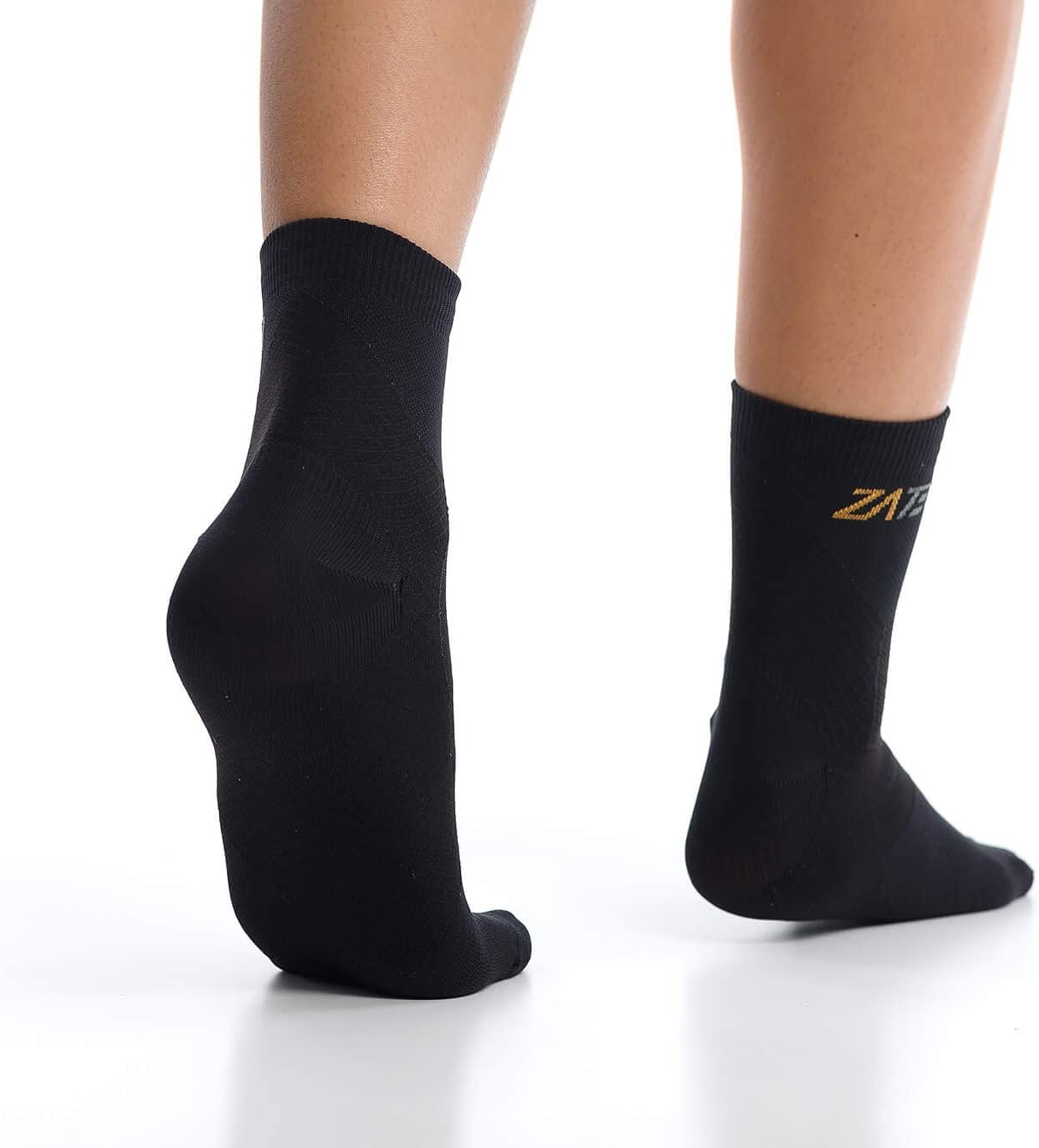 Detalle de ZaTech Plantarfasziitis Socken – Kompressionssocken mit Fersen-, Knöchel- und Fußgewölbeunterstützung