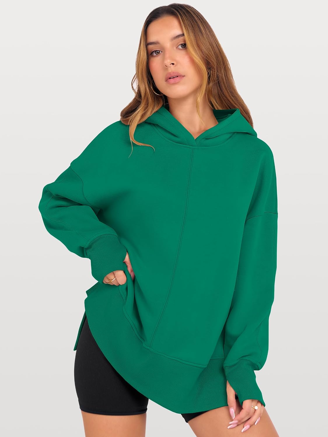 Detalle 2 de ANRABESS Oversized Hooded Sweatshirt 2026