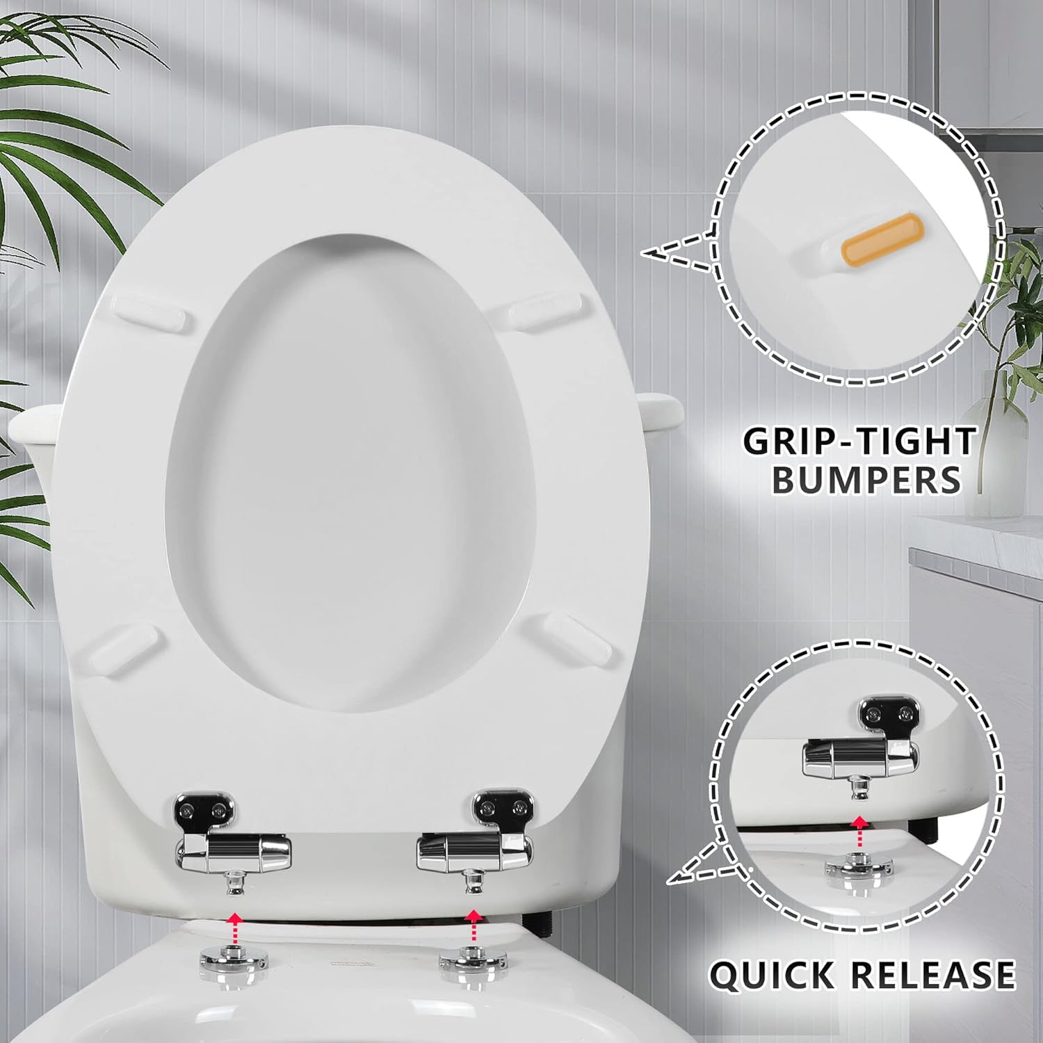 Thumbnail 3 de Angel Shield Soft Close Toilet Seat