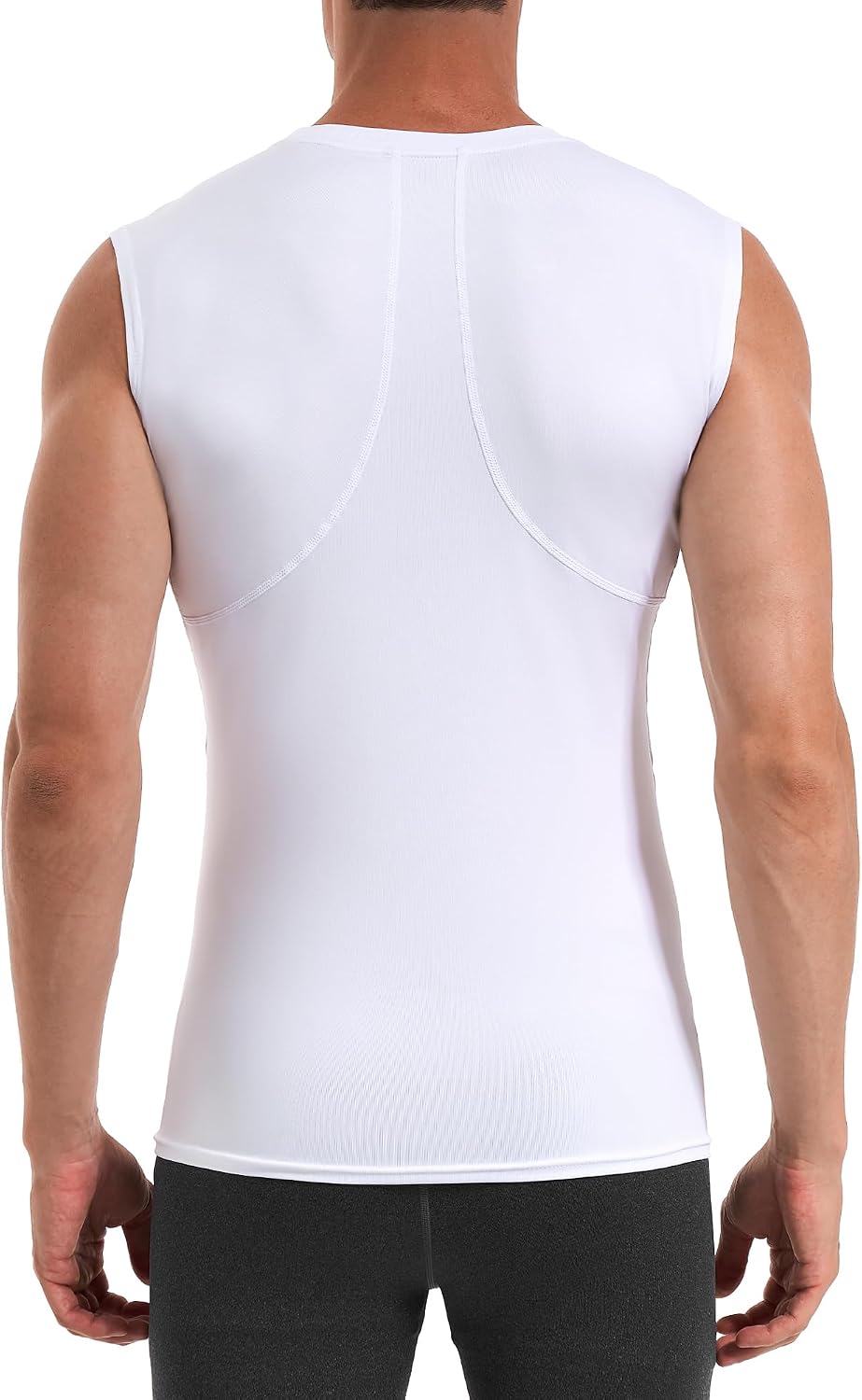 Detalle de Runhit Kompressionsshirt Herren Tank 4-Wege-Stretch