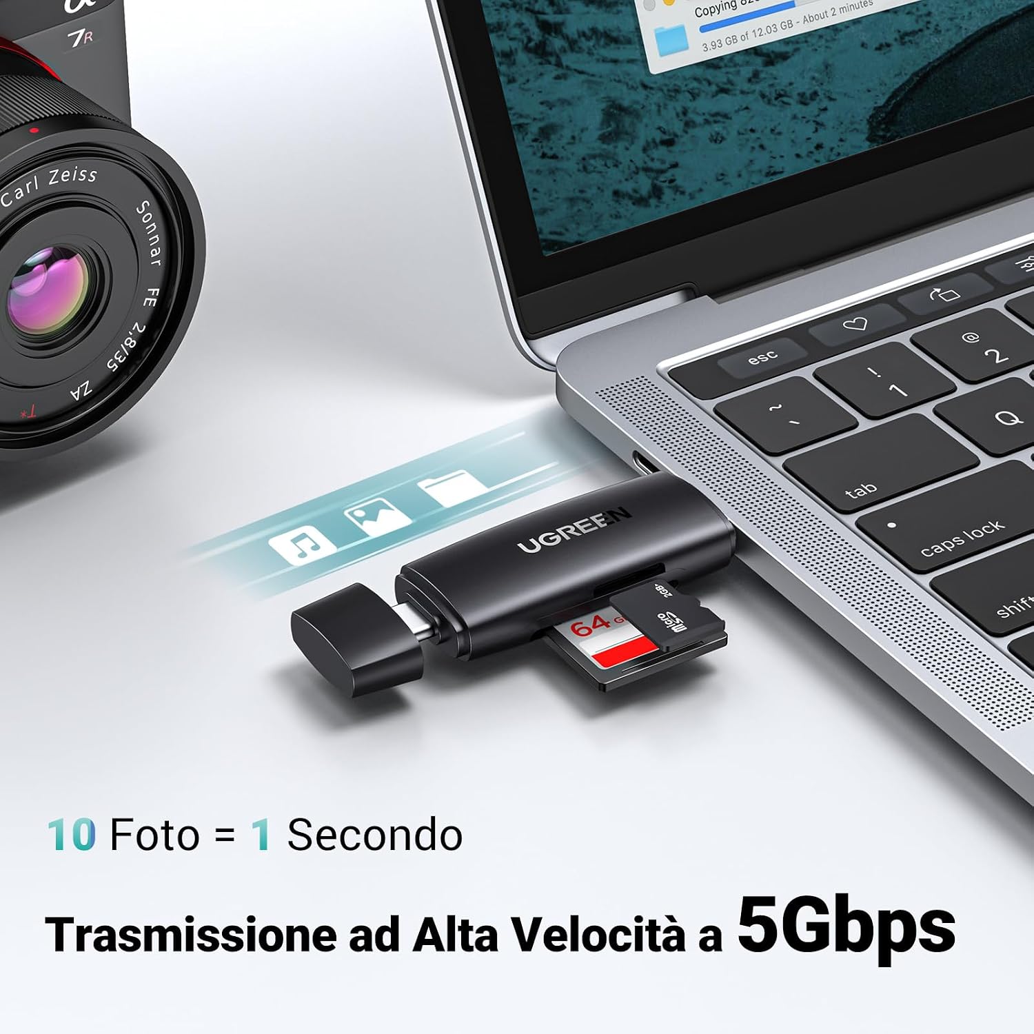 Thumbnail 2 de UGREEN Lettore Schede SD USB C 2 in 1