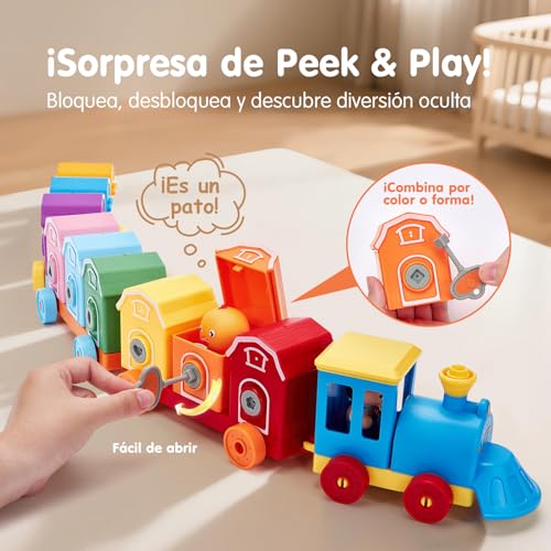 Thumbnail 2 de Hahaland Tren de Juguetes 20 en 1 para Niños 🚆