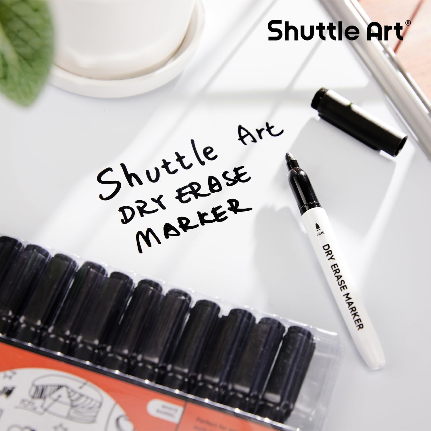 Thumbnail 6 de Shuttle Art Dry Erase Markers 15-pack black 🖊️