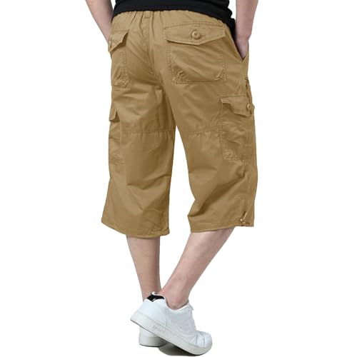 Thumbnail 1 de KEFITEVD Cargo Shorts Mens 3/4 Length – Multi-Pocket Capris