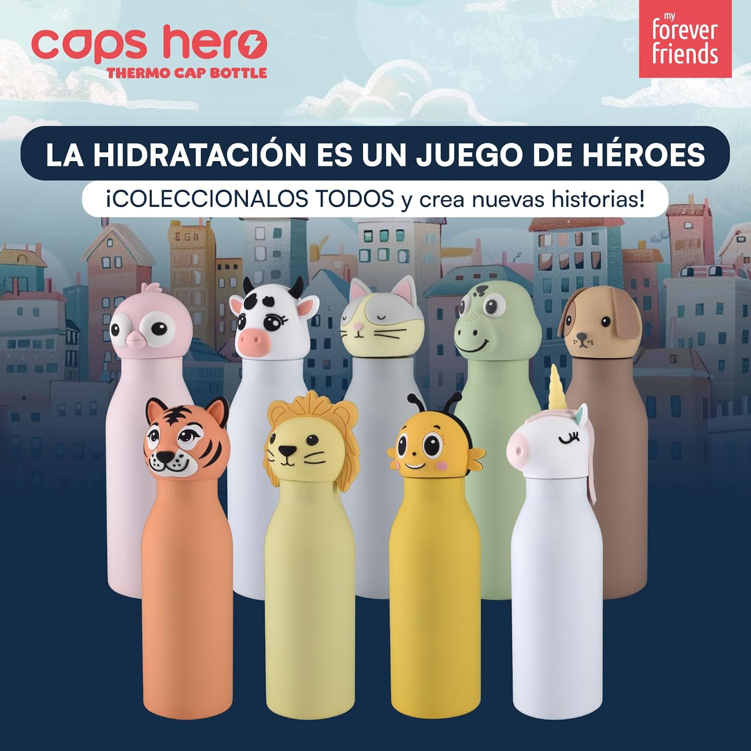 Thumbnail 6 de CapsHero Botella infantil Cat Cleo 520ml