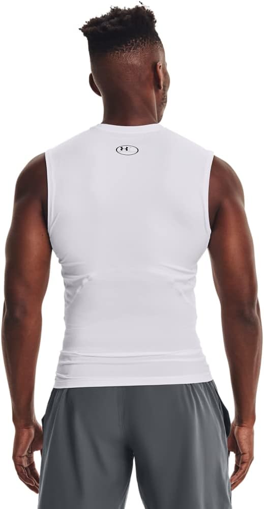 Thumbnail 1 de Under Armour Baselayer HG Comp Tanktop Weiß Herren – Kompressions-Top für intensives Training