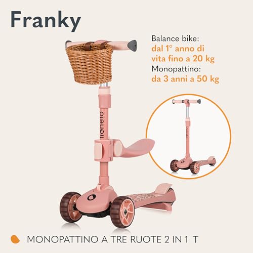 Thumbnail 1 de Lionelo FRANKY 2 in 1: Bicicletta senza pedali e Monopattino a 3 ruote per bambini fino a 50 kg