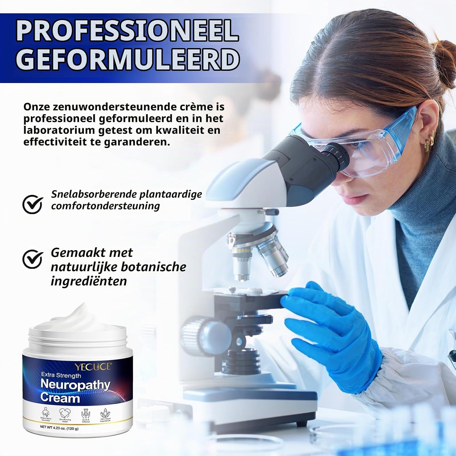 Thumbnail 6 de LEISGOTO neuropathiecrème met aloë vera, sheaboter en vitamine E, 120 g