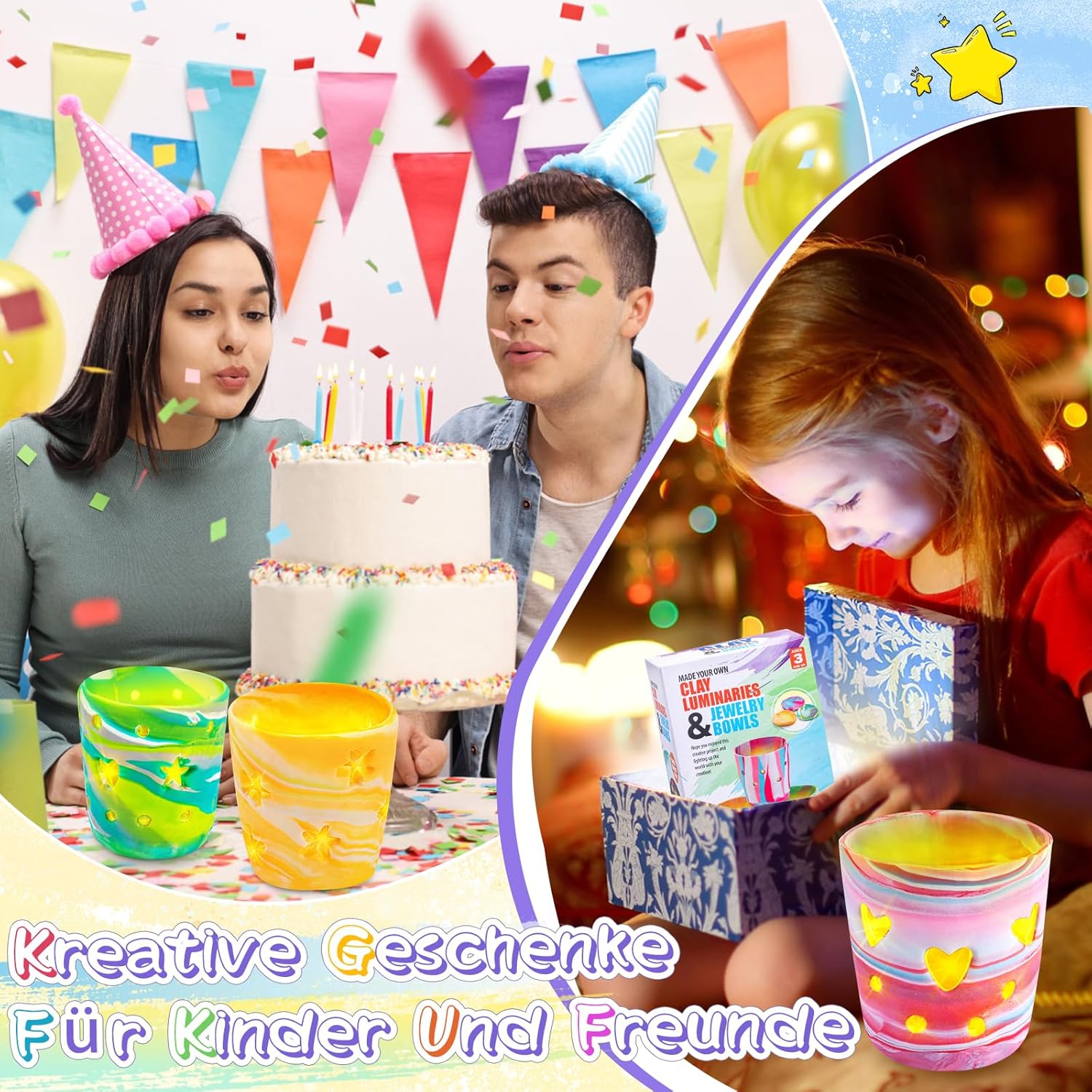 Thumbnail 6 de FGZU Bastelset Kerzen DIY 29 Teile 🎨