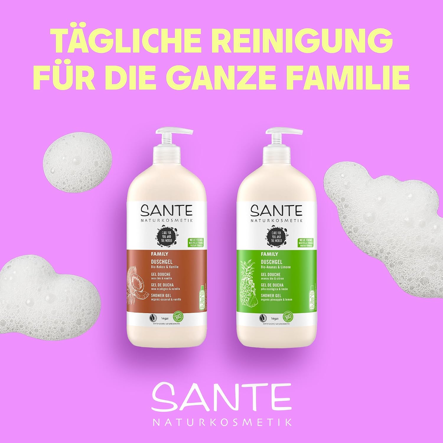 Detalle 2 de Sante Naturkosmetik Family Duschgel 950 ml