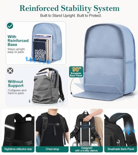 Thumbnail 3 de FIORETTO 25L School Bag for Girls & Teens – Practical 15.6" Laptop Backpack with Organized Pockets