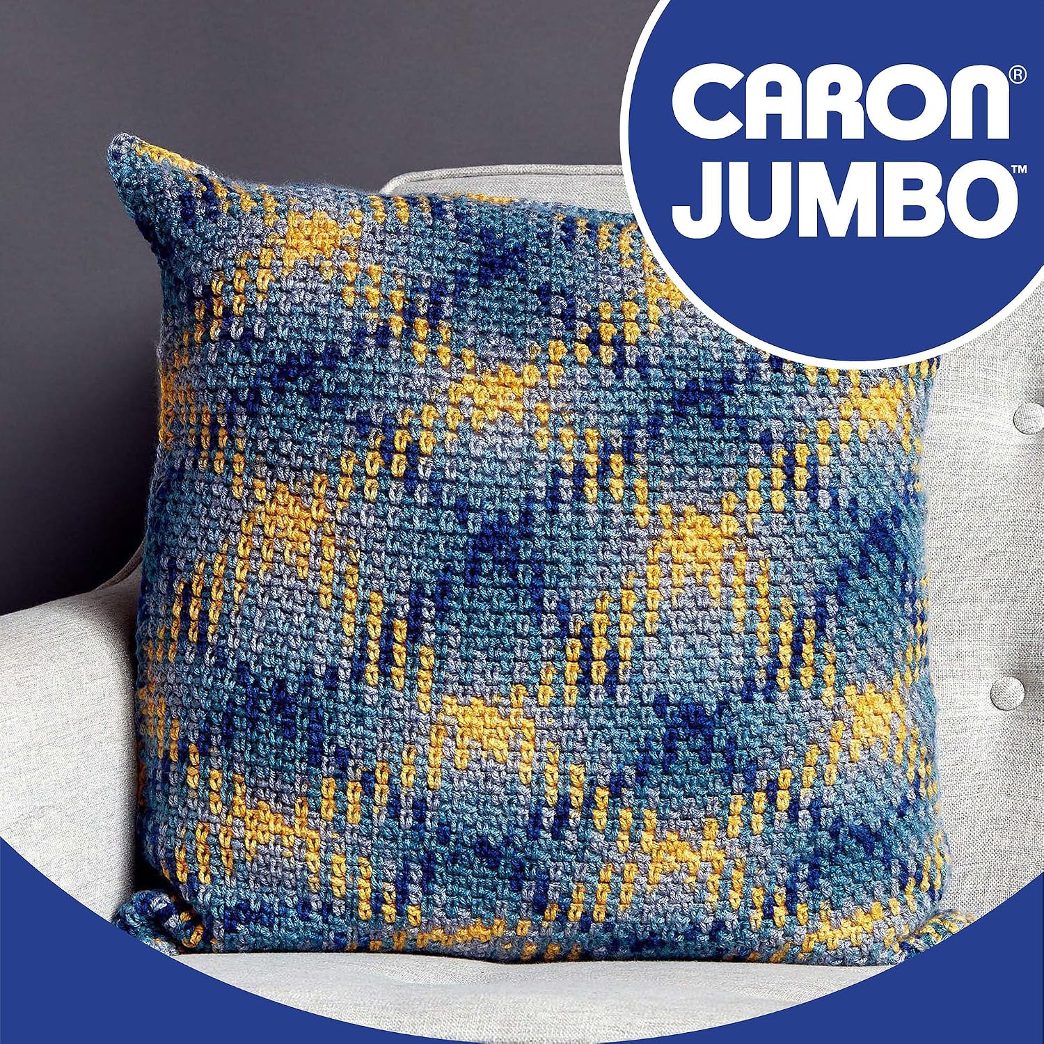 Thumbnail 5 de Caron Jumbo Ombre 29661919012P02 garenset, 2 bollen acrylgaren in zonsondergangkleuren