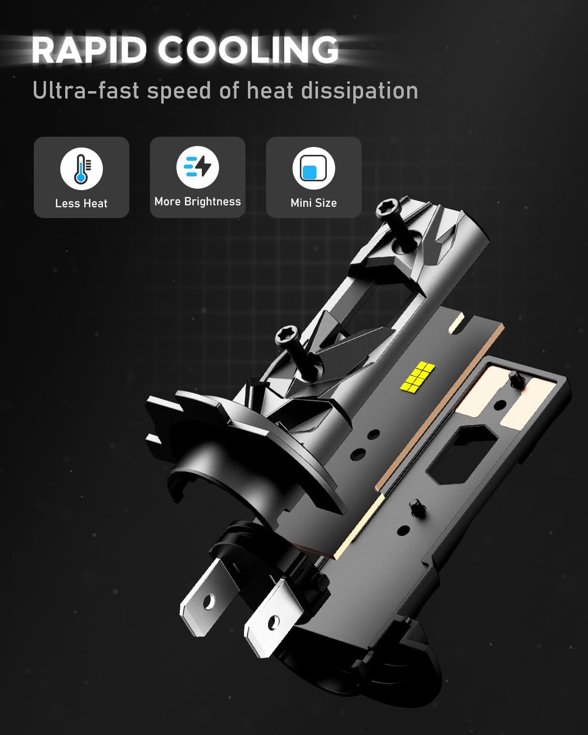 Thumbnail 4 de NOVSIGHT H7 20000LM H7 LED headlight bulbs
