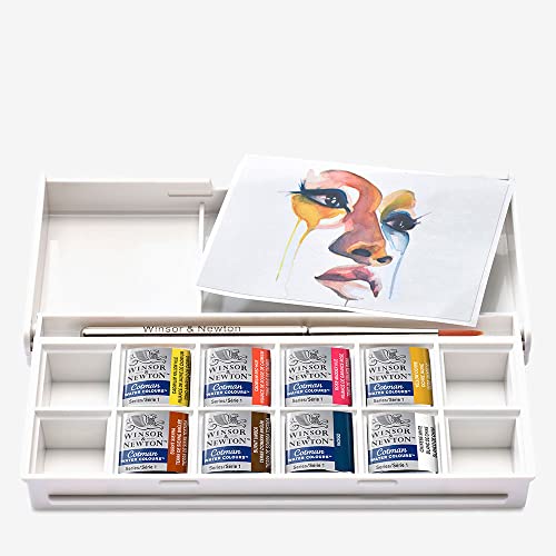 Detalle de Set de 8 demi-godets Winsor & Newton Cotman