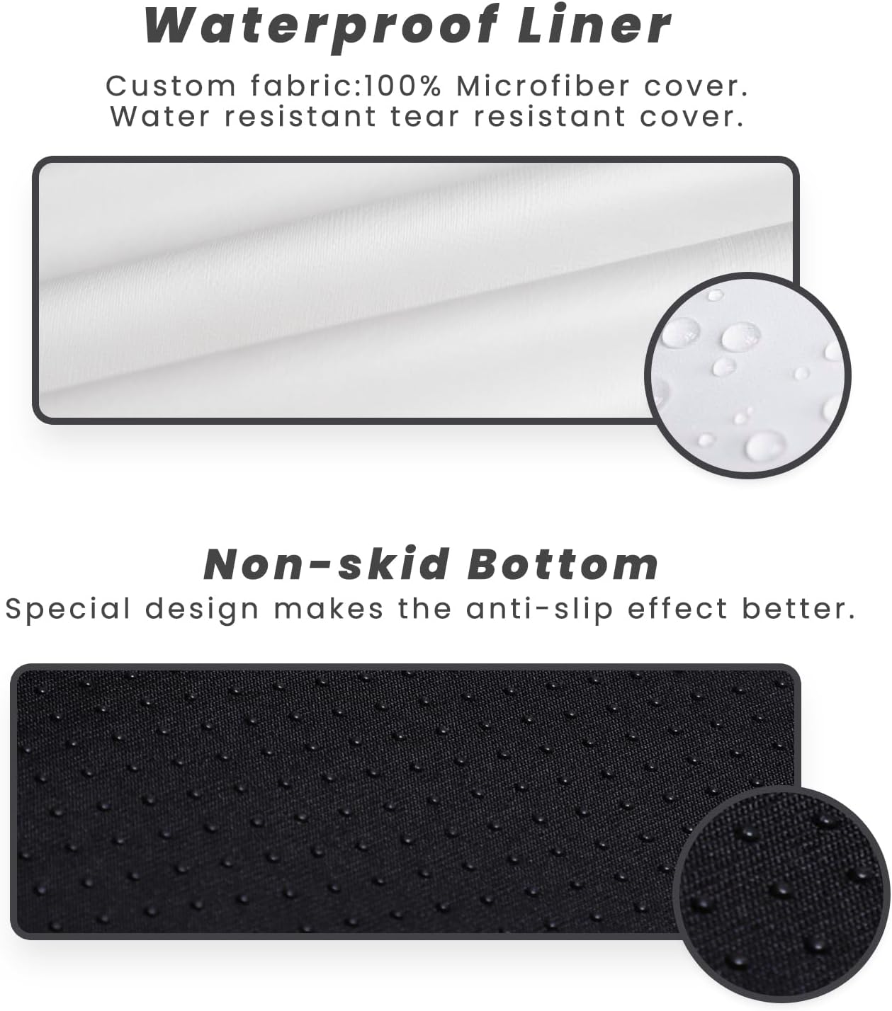 Thumbnail 6 de Laifug Orthopedic Memory Foam Extra Large Dog Bed Pillow (50x36x10in) with Waterproof Liner and Removable Cover