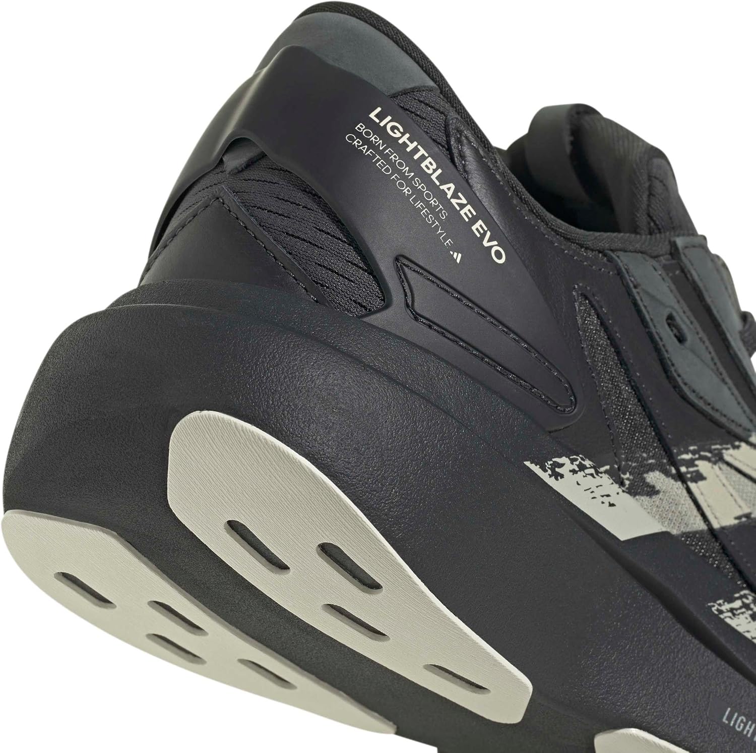 Thumbnail 6 de adidas LIGHTBLAZE EVO BRUSHED OQV10 スニーカー テキスタイルとレザーのアッパー、Lightstrike+フォーム搭載