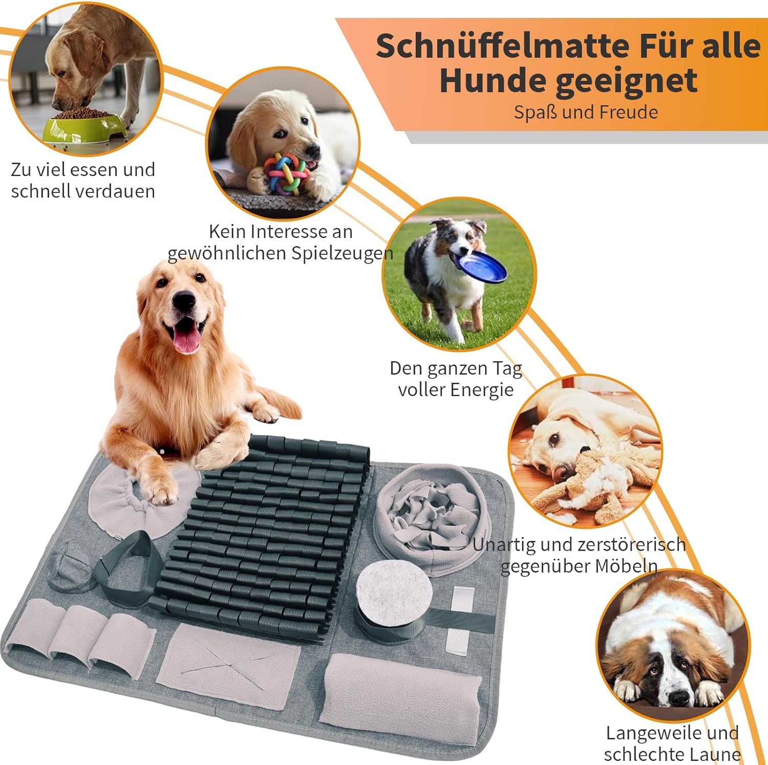 Thumbnail 5 de Hund Schnüffelteppich 66×42 cm