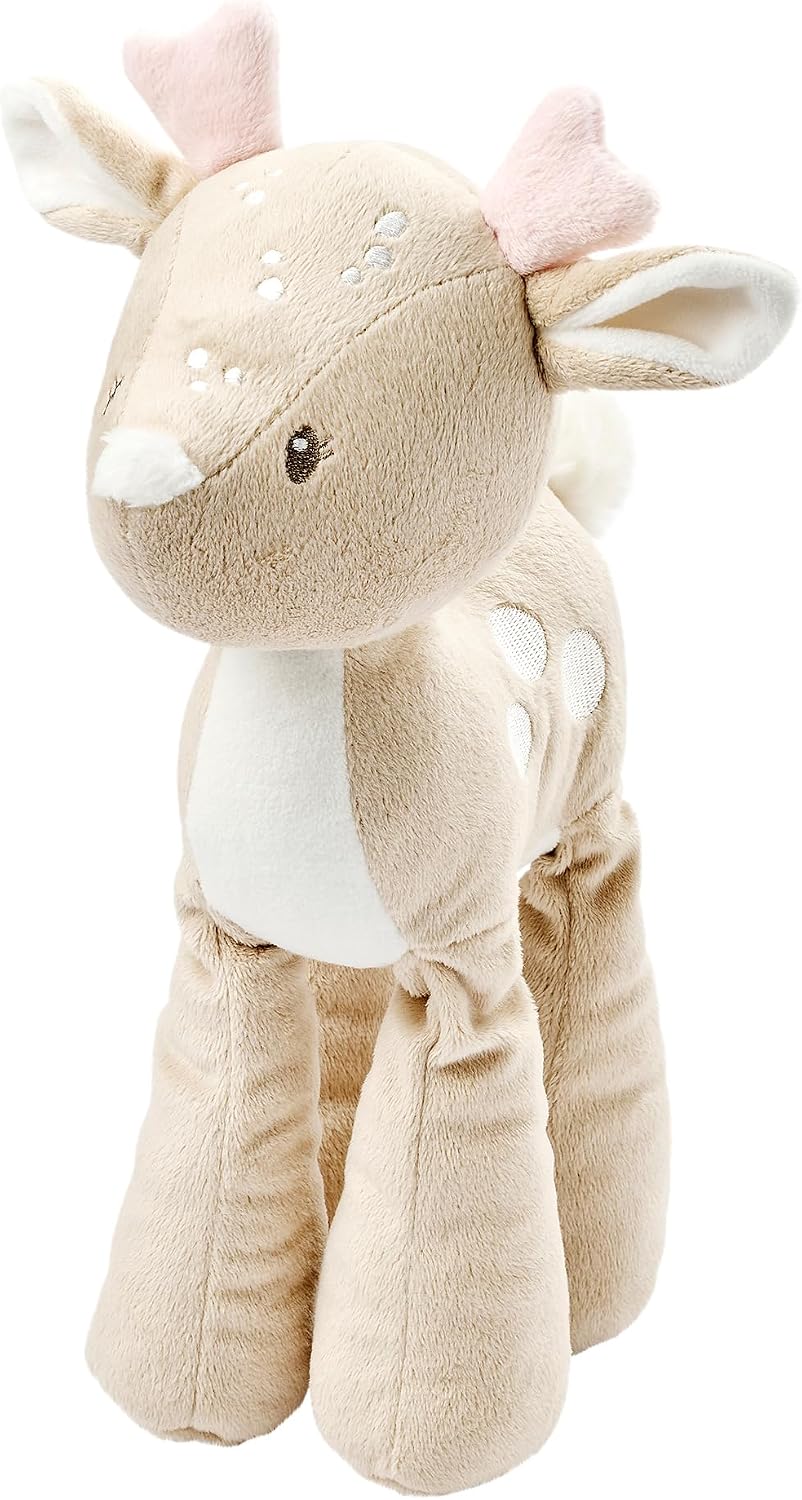 Thumbnail 1 de Nattou Doudou Vache-Cerf, compagnon dès la naissance – 30 cm, collection fan, sable