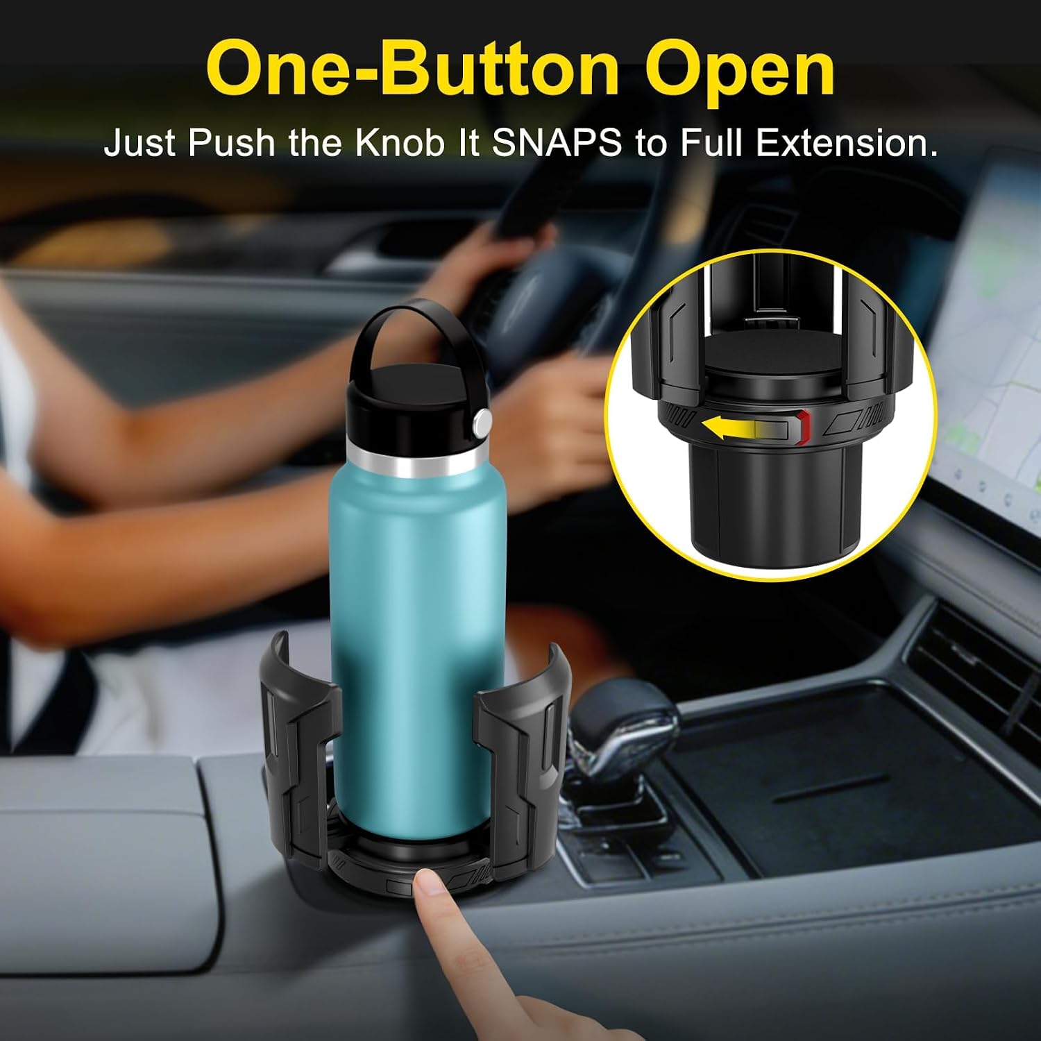 Thumbnail 4 de Cup Holder Expander Auto-Fit 2.6"–4.8"