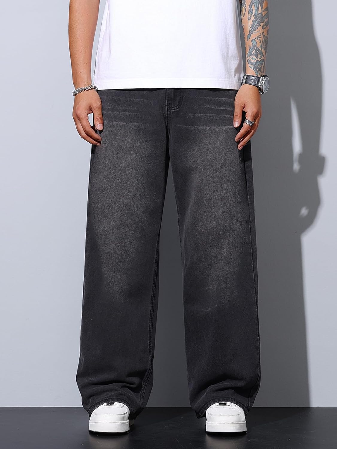 Thumbnail 3 de Zewool Jeans Baggy Hip hop pour Hommes — Denim Large pour un look Y2K Streetwear