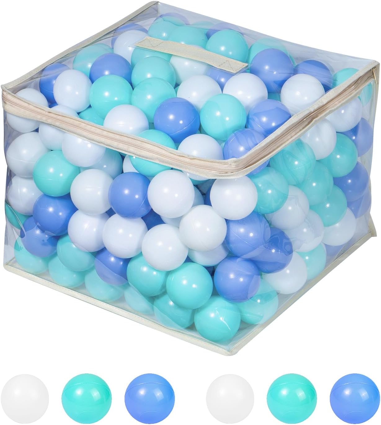 Thumbnail 1 de MoonxHome Ball Pit Balls for Toddlers (BPA Free) — 2.15-Inch Crush-Proof Plastic Balls