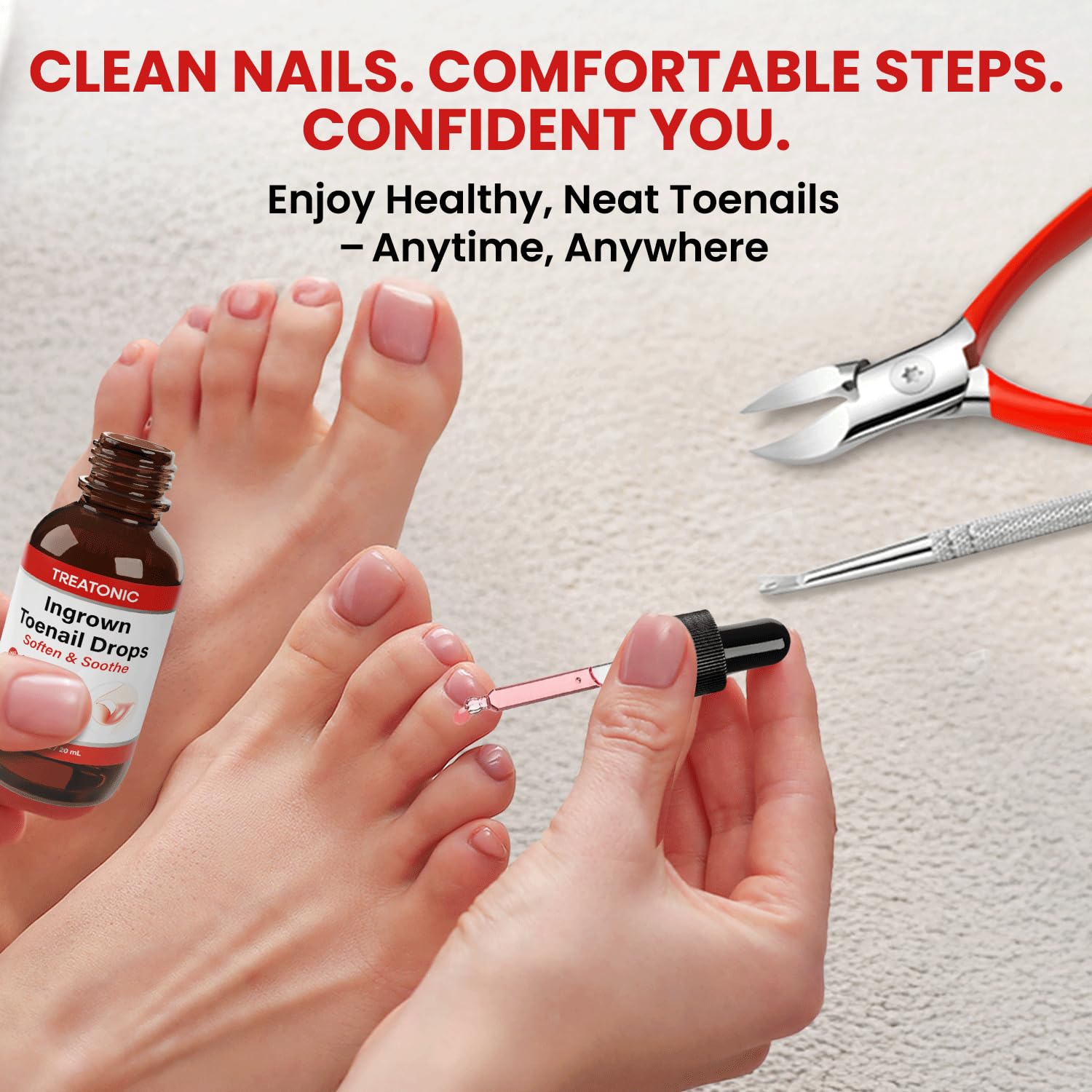Thumbnail 6 de Treatonic Ingrown Toenail Kit with Stainless Steel Clippers