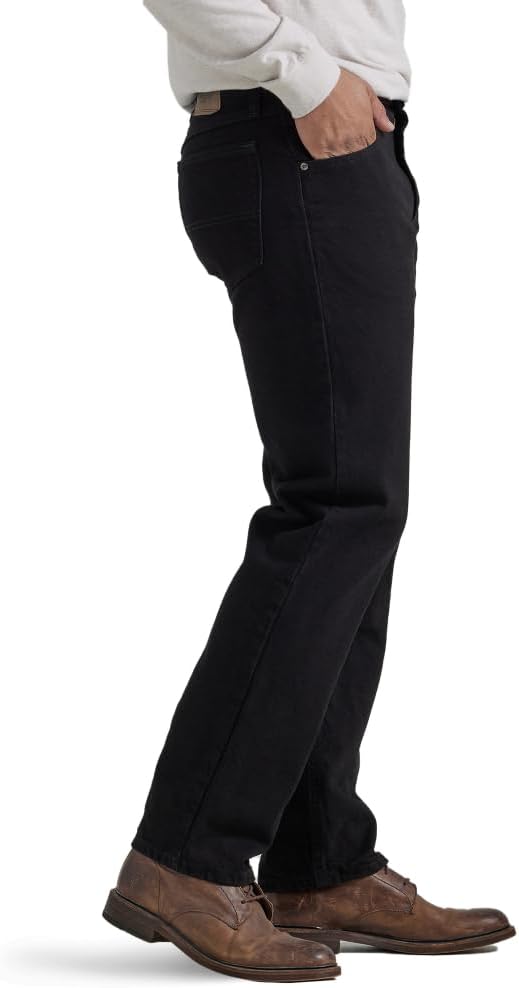 Thumbnail 1 de Wrangler Authentics Classic Relaxed Fit Flex Jeans, Black, 38W/36L