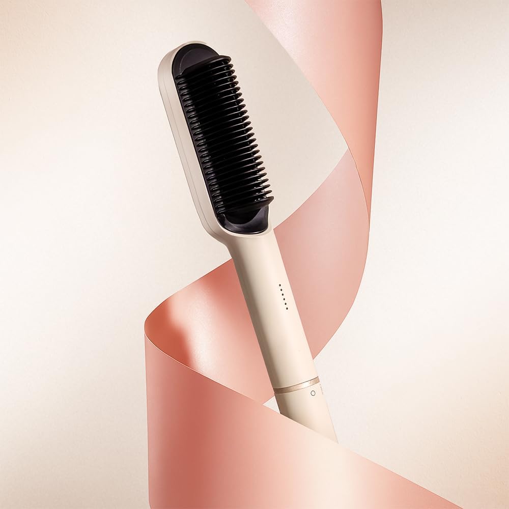 Detalle 2 de Cecotec Spazzola lisciante InstantCare Liscia: 25 denti, 5 temperature, rivestimento ceramico e kit completo