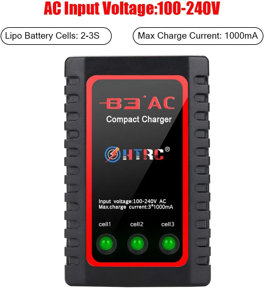 Thumbnail 1 de Haisito B3 Chargeur LiPo 2S/3S : Chargeur BC compact avec équilibre et protection