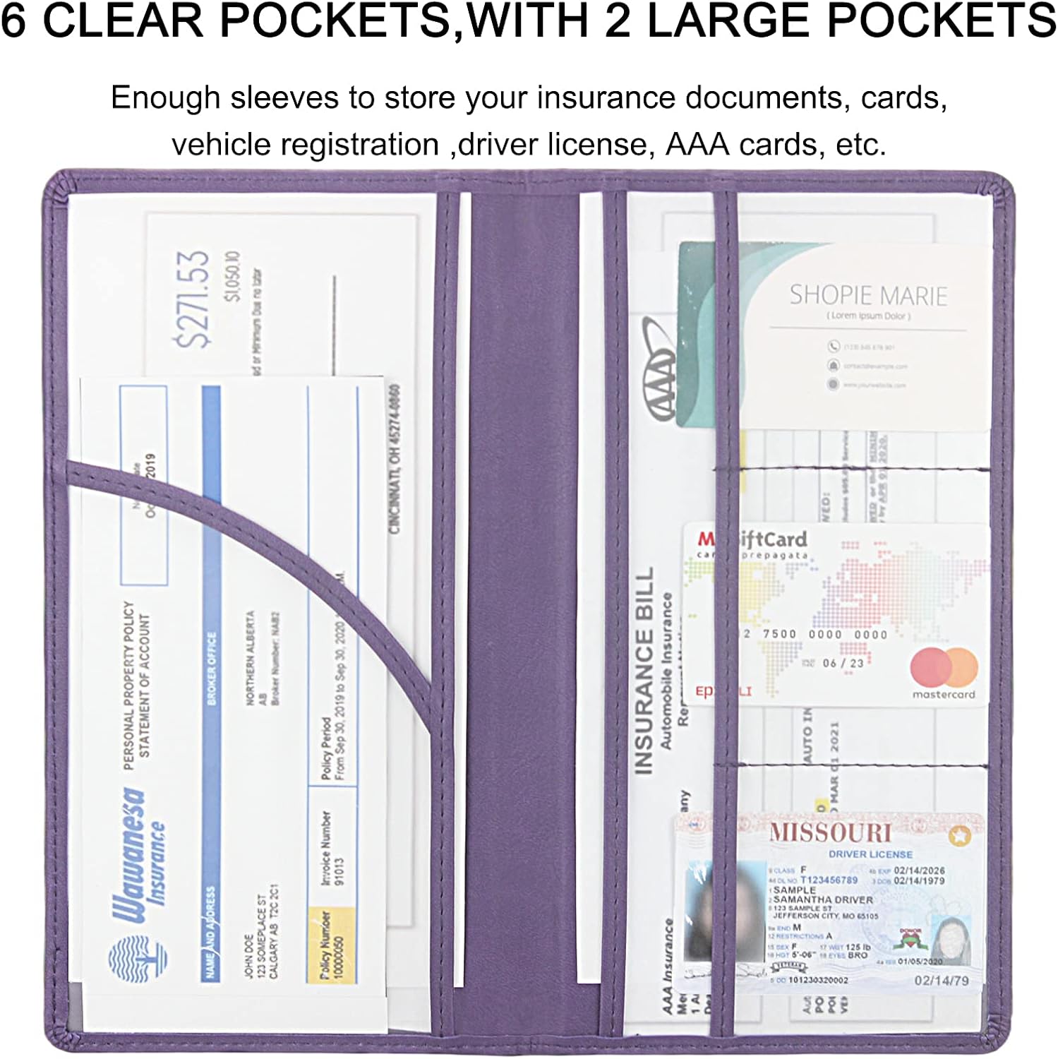 Detalle 2 de LumiMokki car registration holder, Purple