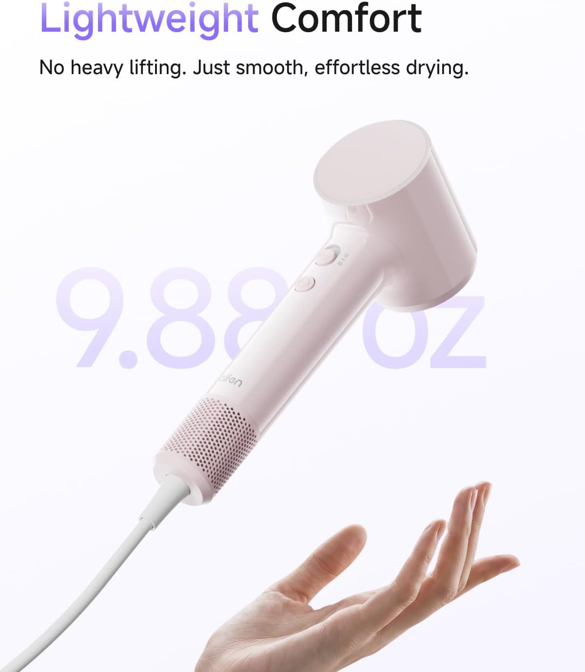 Thumbnail 4 de Laifen HD20B-OS Air Hair Dryer, Pink, Ionic, 5 Heat Modes