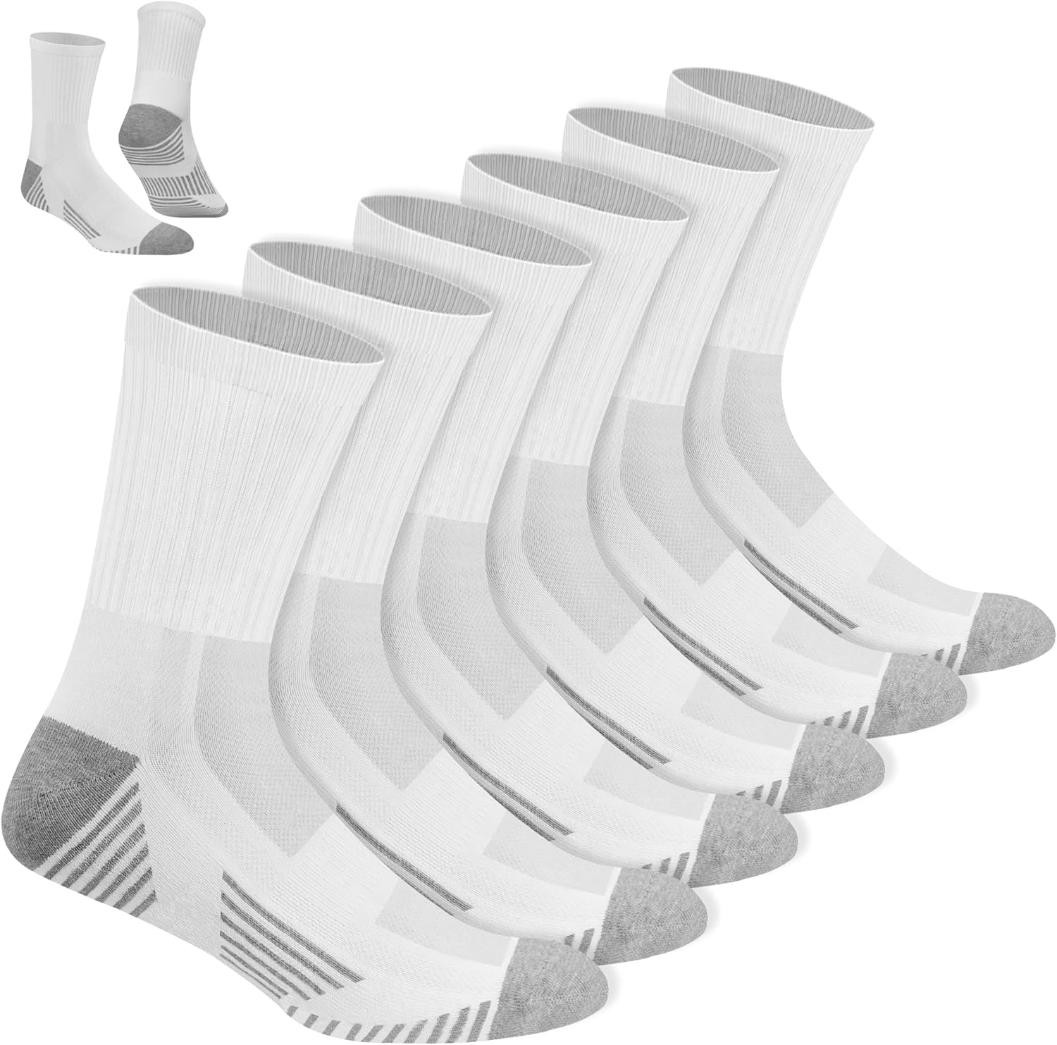 Thumbnail 6 de NAVYSPORT calzini sportivi da uomo in cotone (confezione da 6 paia)