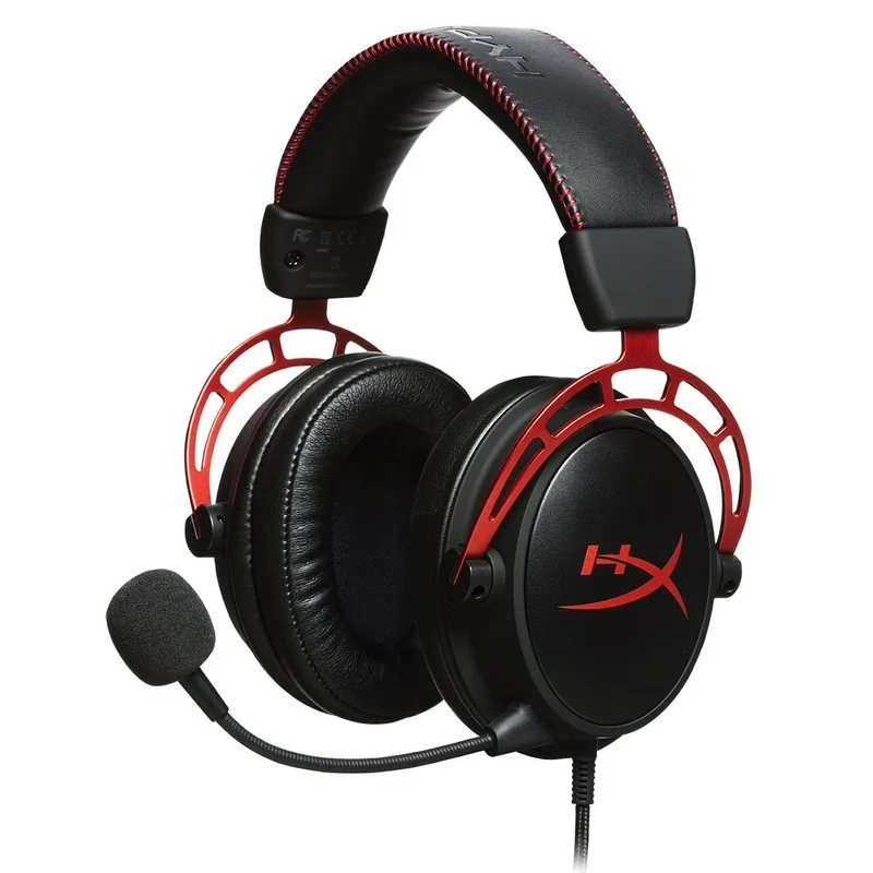 Detalle 2 de HyperX Cloud Alpha Auriculares Gaming Rojos: sonido claro y comodidad duradera