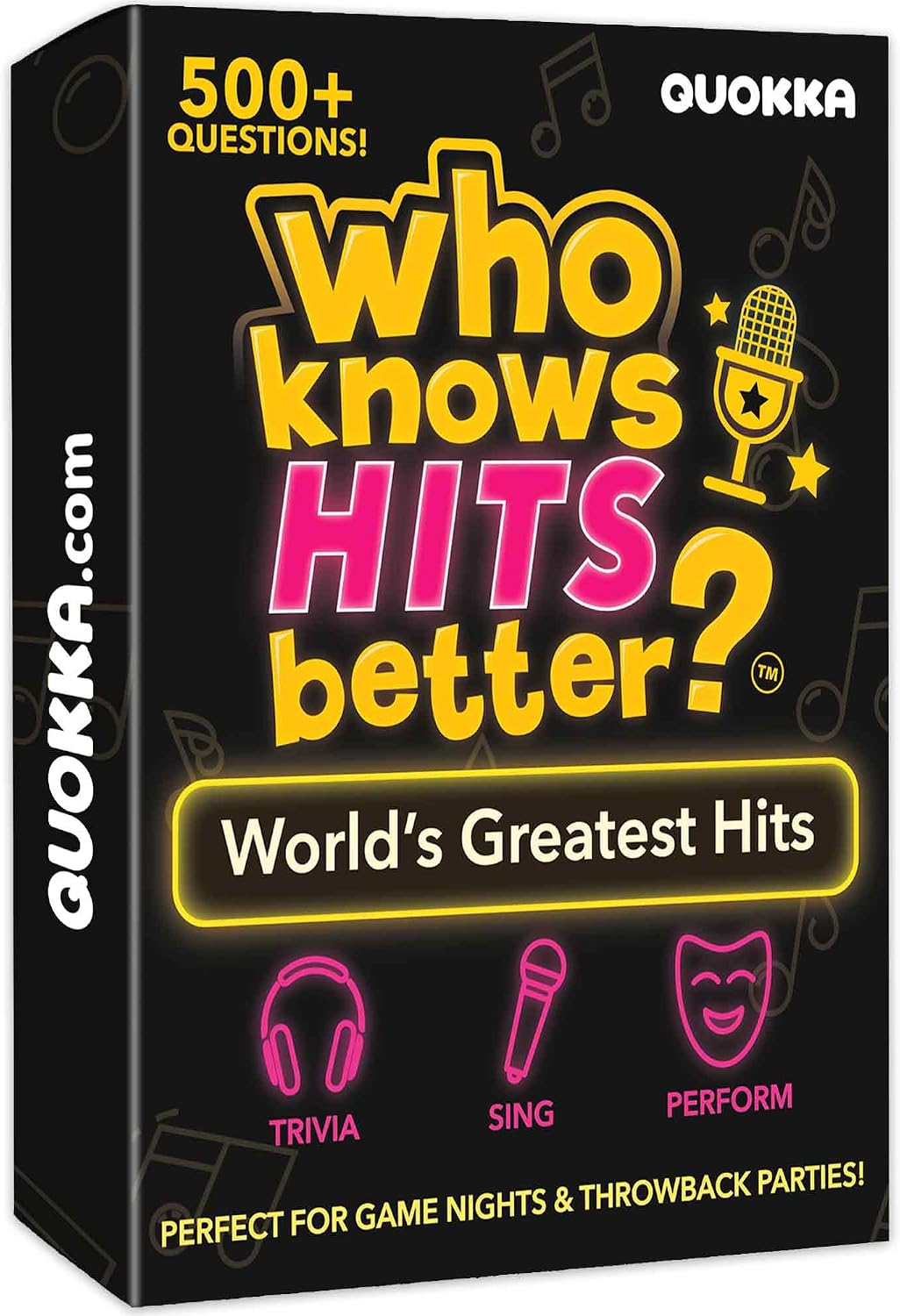 Detalle de Music Trivia Card Game with 500+ Questions