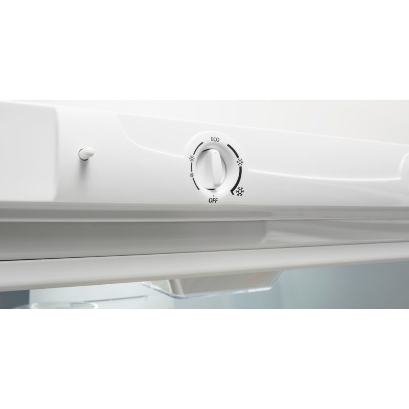 Detalle de Indesit I55TM 4110 W 1 frigorífico de dos puertas blanco de 55 cm