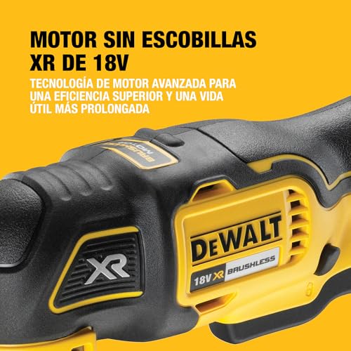 Detalle de DEWALT DCS355N-XJ Multiherramienta oscilante 18 V 🛠