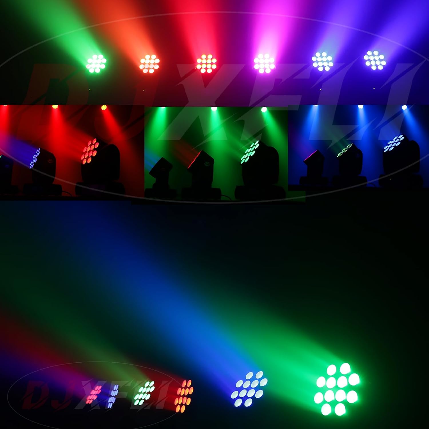 Thumbnail 4 de Moving Head Stage Light, 12x12W LED