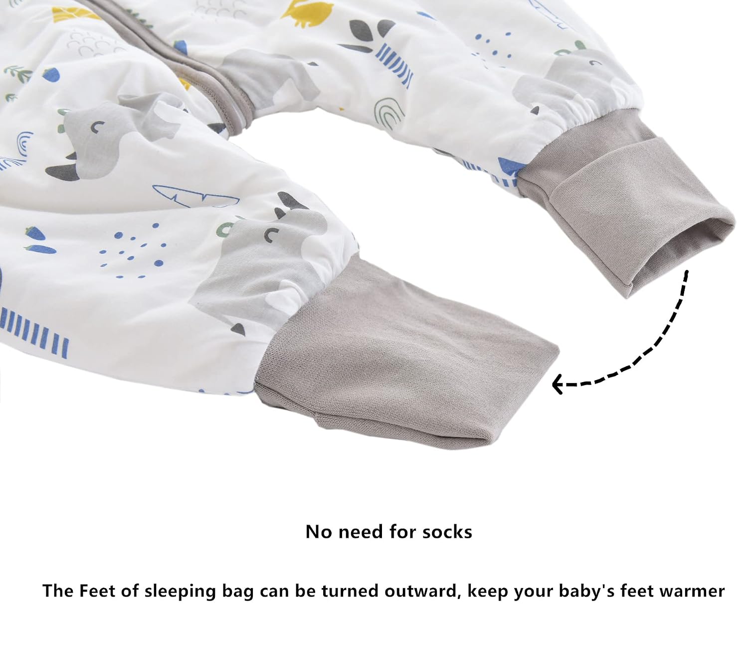 Detalle de Chilsuessy Baby Schlafsack 2.5 Tog Winter 95–105 cm