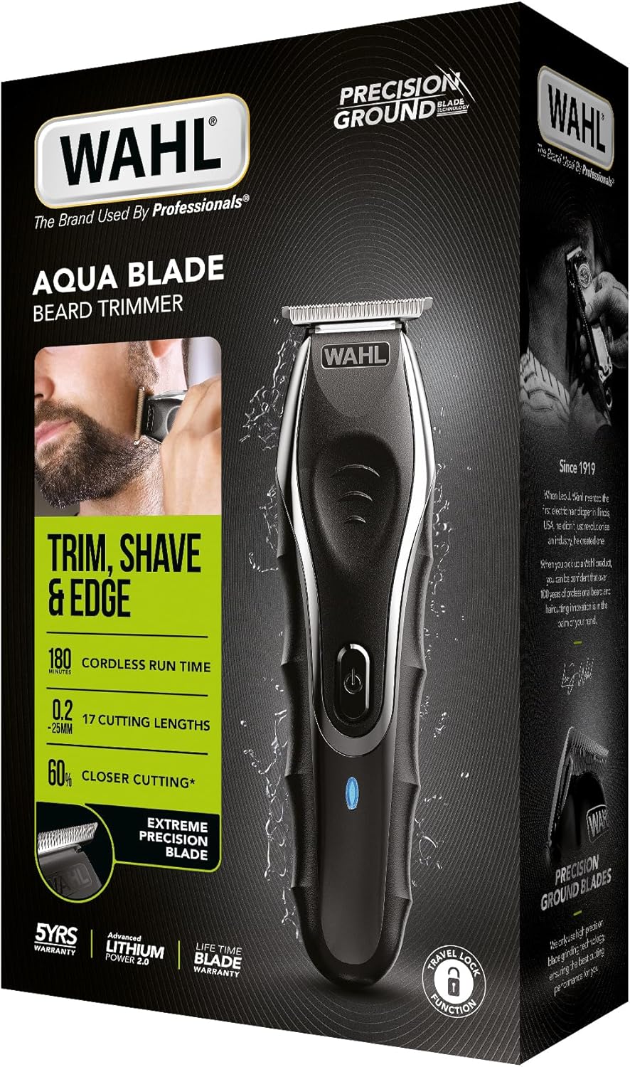 Detalle 2 de WAHL Aqua Blade Stubble Trimmer, Rechargeable