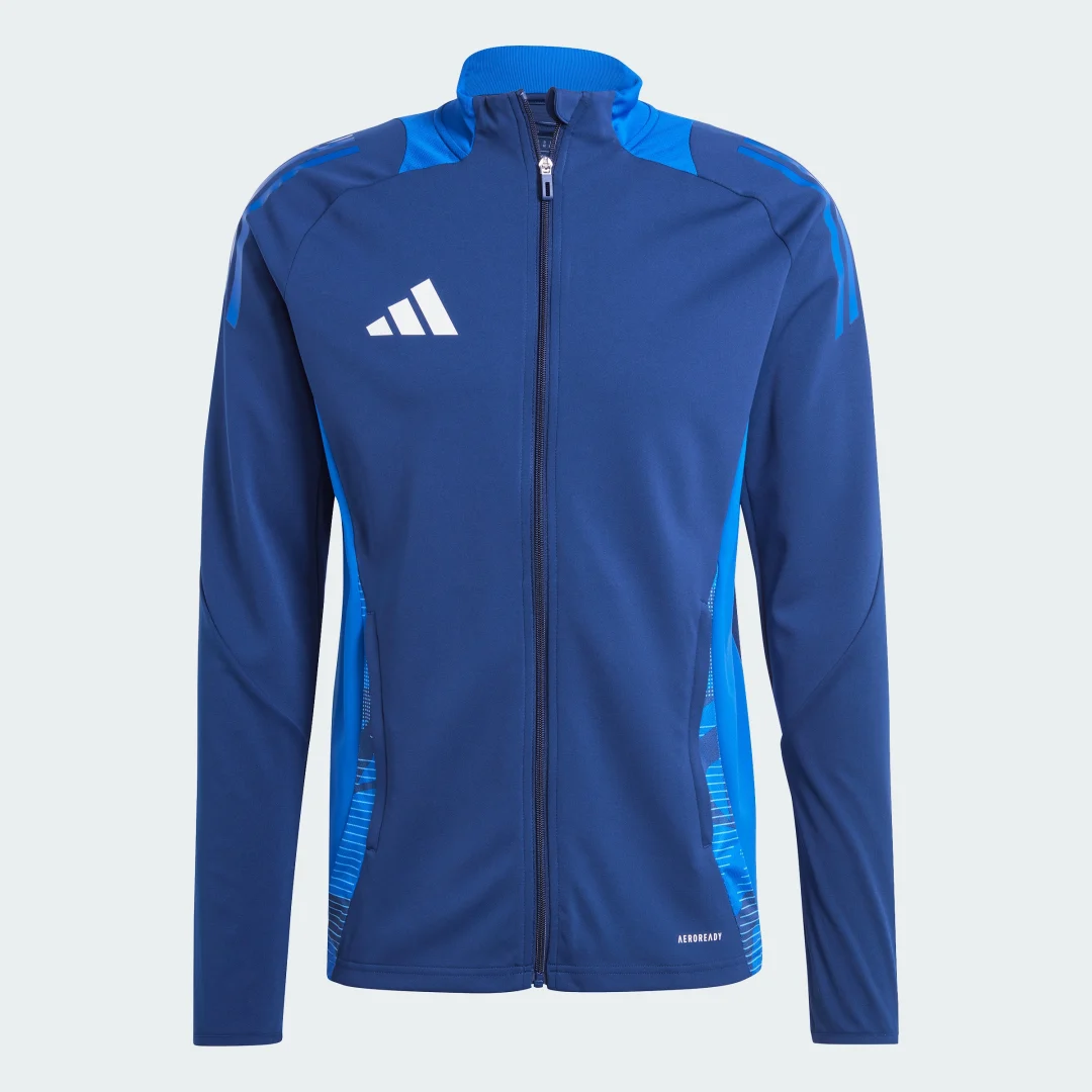 Detalle de Chaqueta entrenamiento Tiro 24 Competition de Adidas – azul