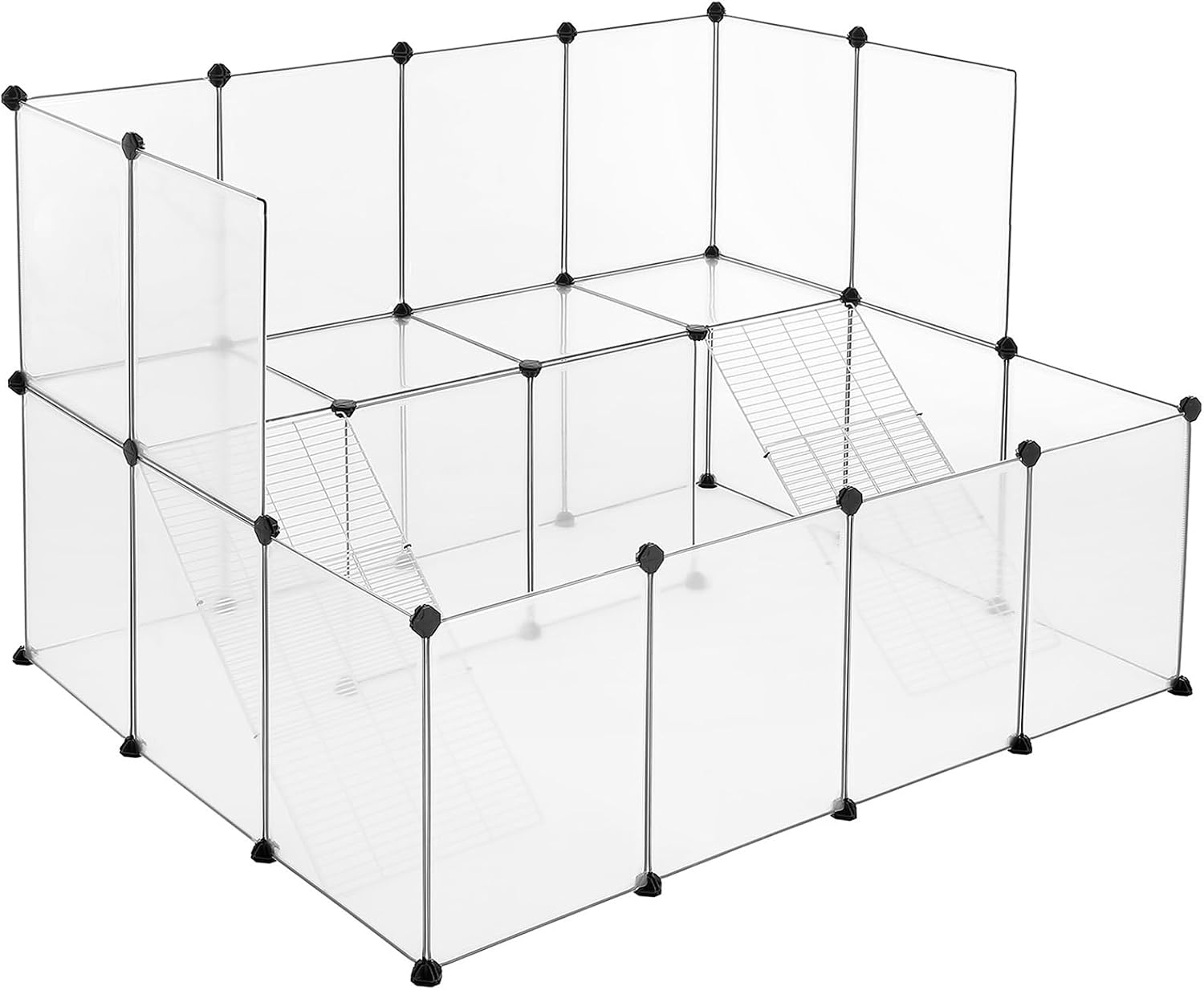 SONGMICS enclos modulable pour petit animal blanc