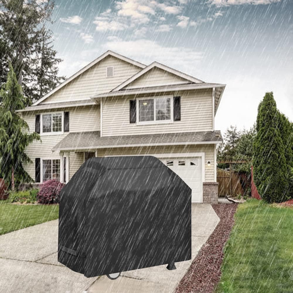 Thumbnail 6 de 58 Inch Waterproof Grill Cover for BBQs: Rip-Proof, UV-Resistant Protection