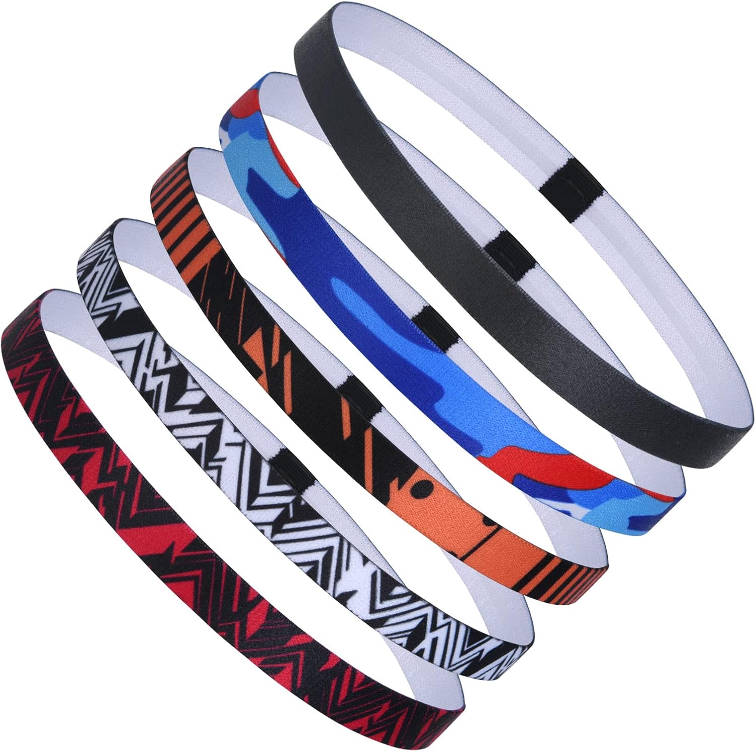 Detalle de URAQT Sport Fascia per capelli antiscivolo sottile unisex