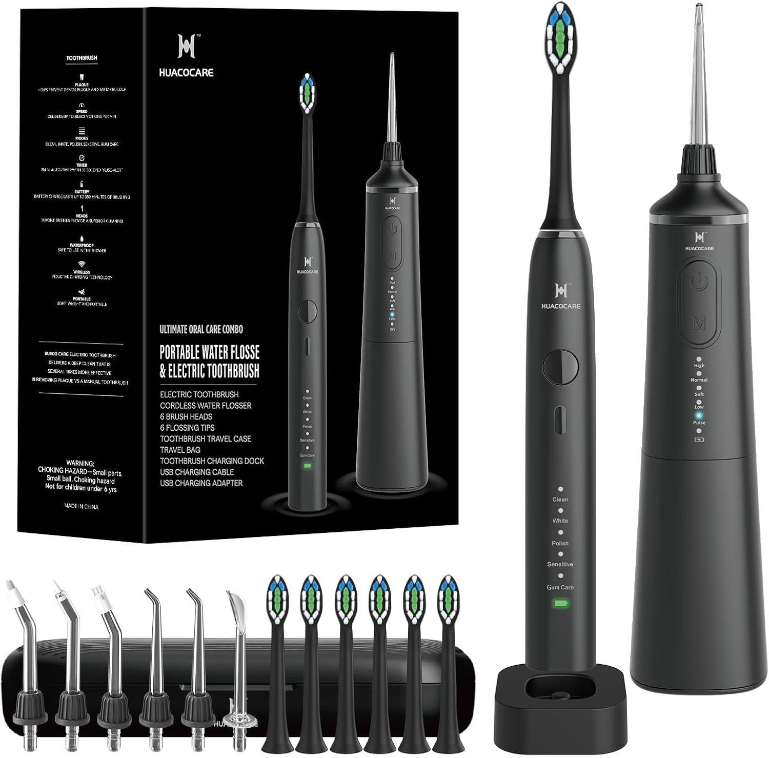 Upgraded Pro Dental Care Kit 5-Mode Flosser